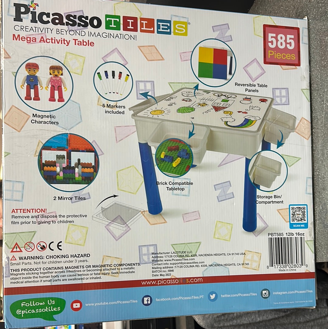 Picasso Tiles Mega Activity Table