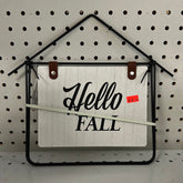 hello fall sign