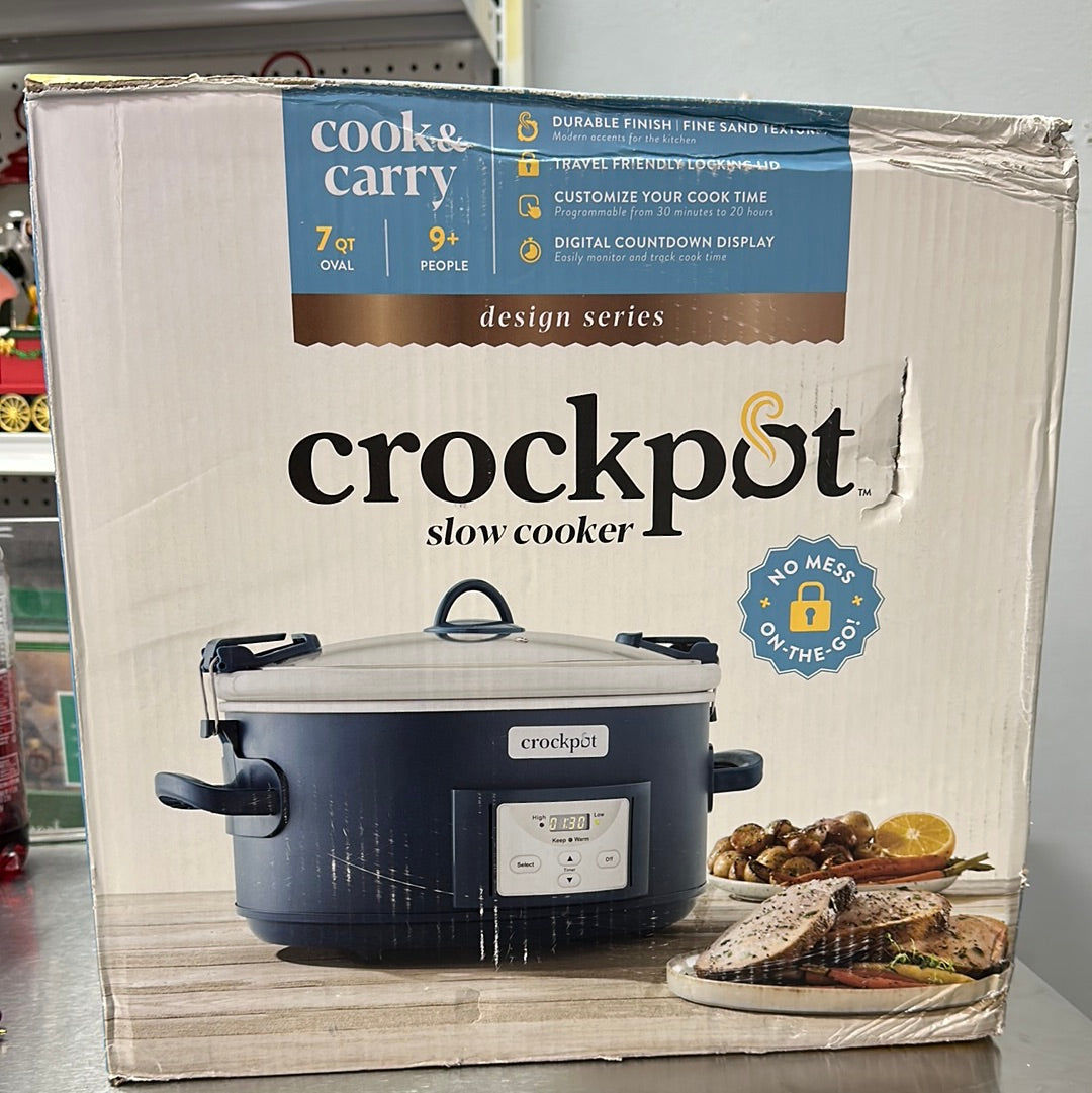 CrockPot 7QT Navy