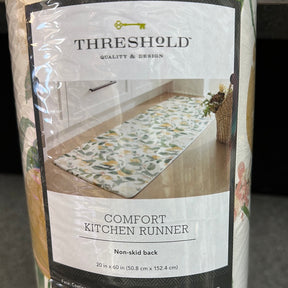 Threshold Comfort Kitchen Runner Lemon Flowers