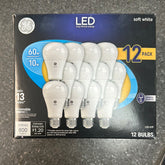 GE LED 12 PK Soft White