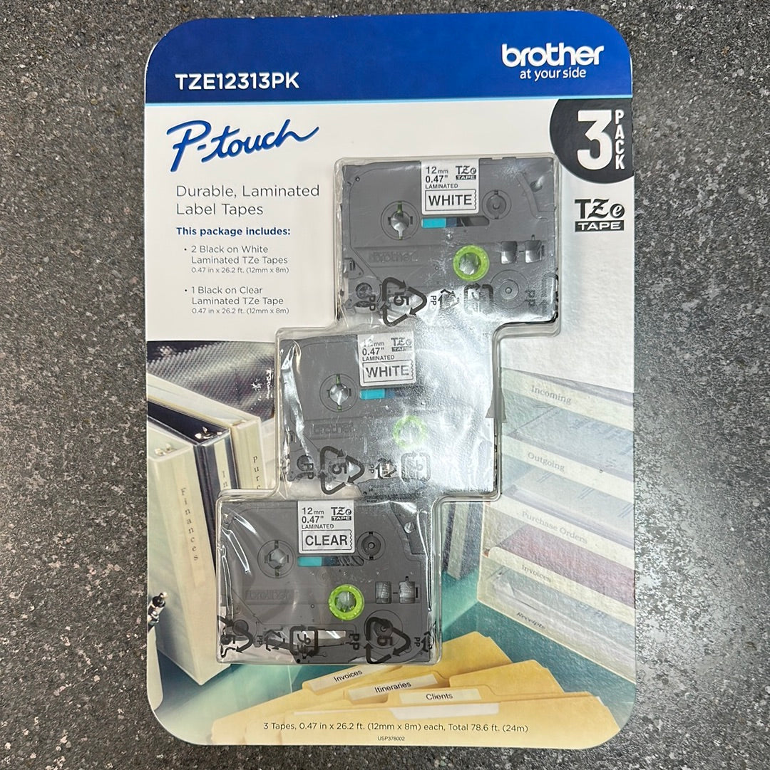 PTouch Brother  Laminated Label Tapes