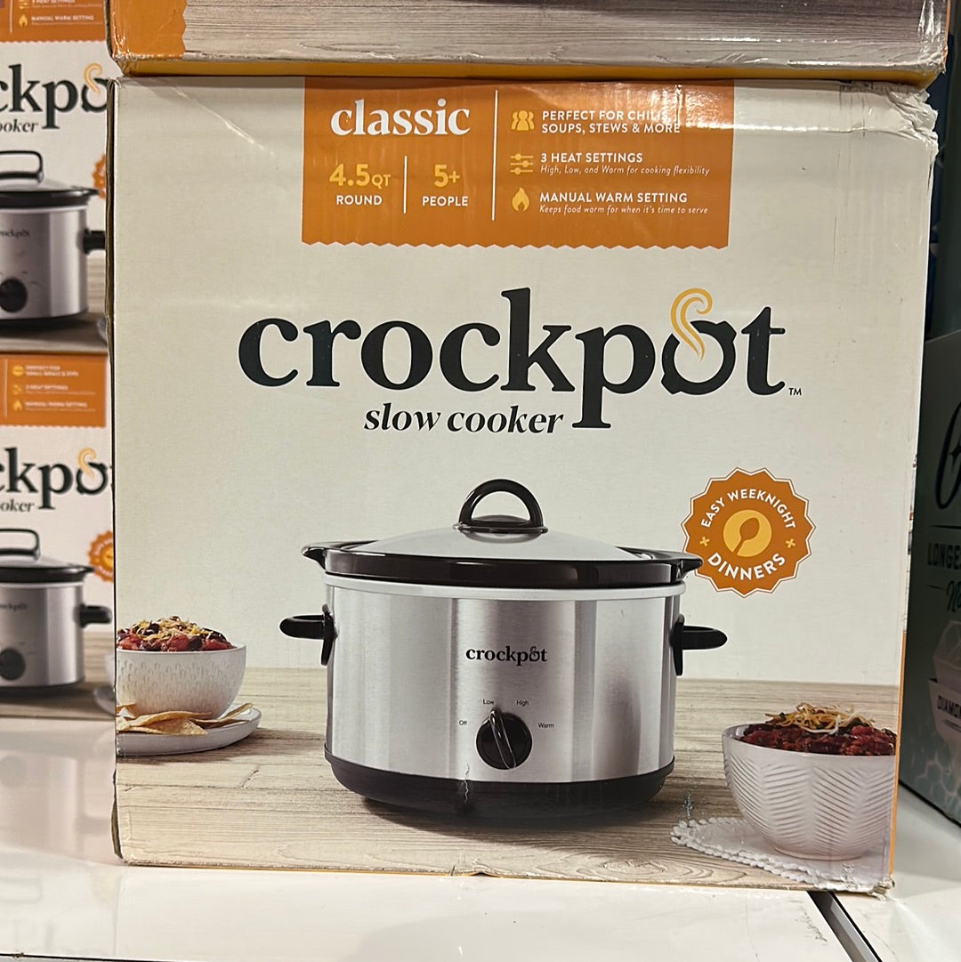 Crockpot 4.5qt slow cooker classic