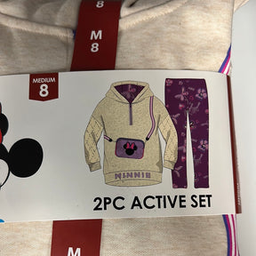 Disney Minnie Mouse 2 Piece Active Set Kids Size M