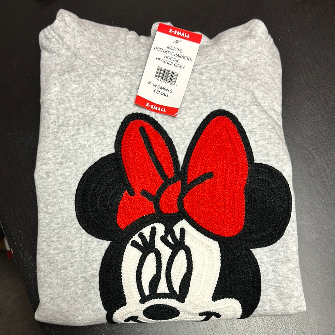 Minnie Hoodie grey women’s size XSmall