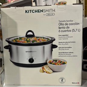 KitchenSmith Slowcooker 6qt