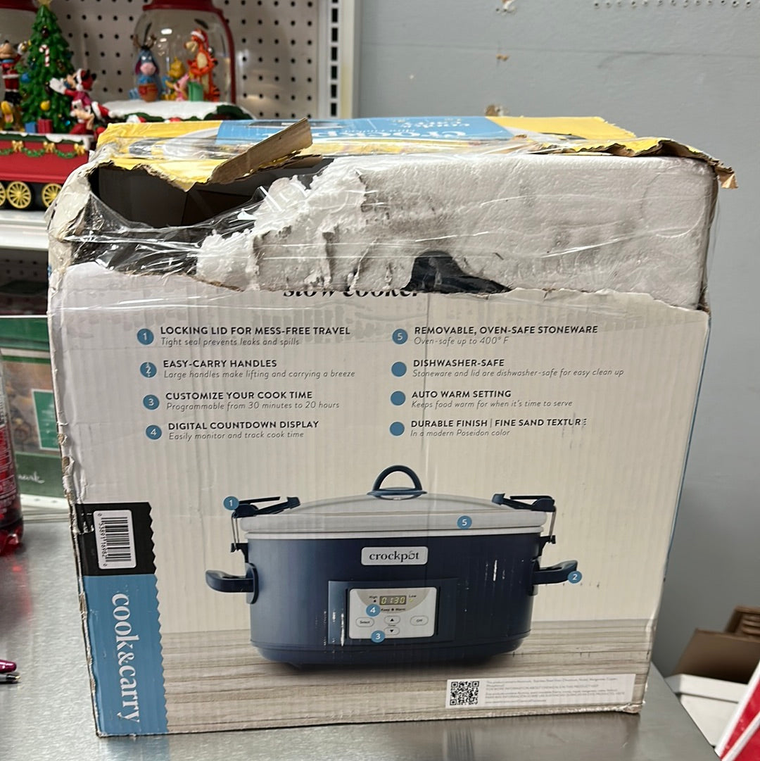 CrockPot 7QT Navy