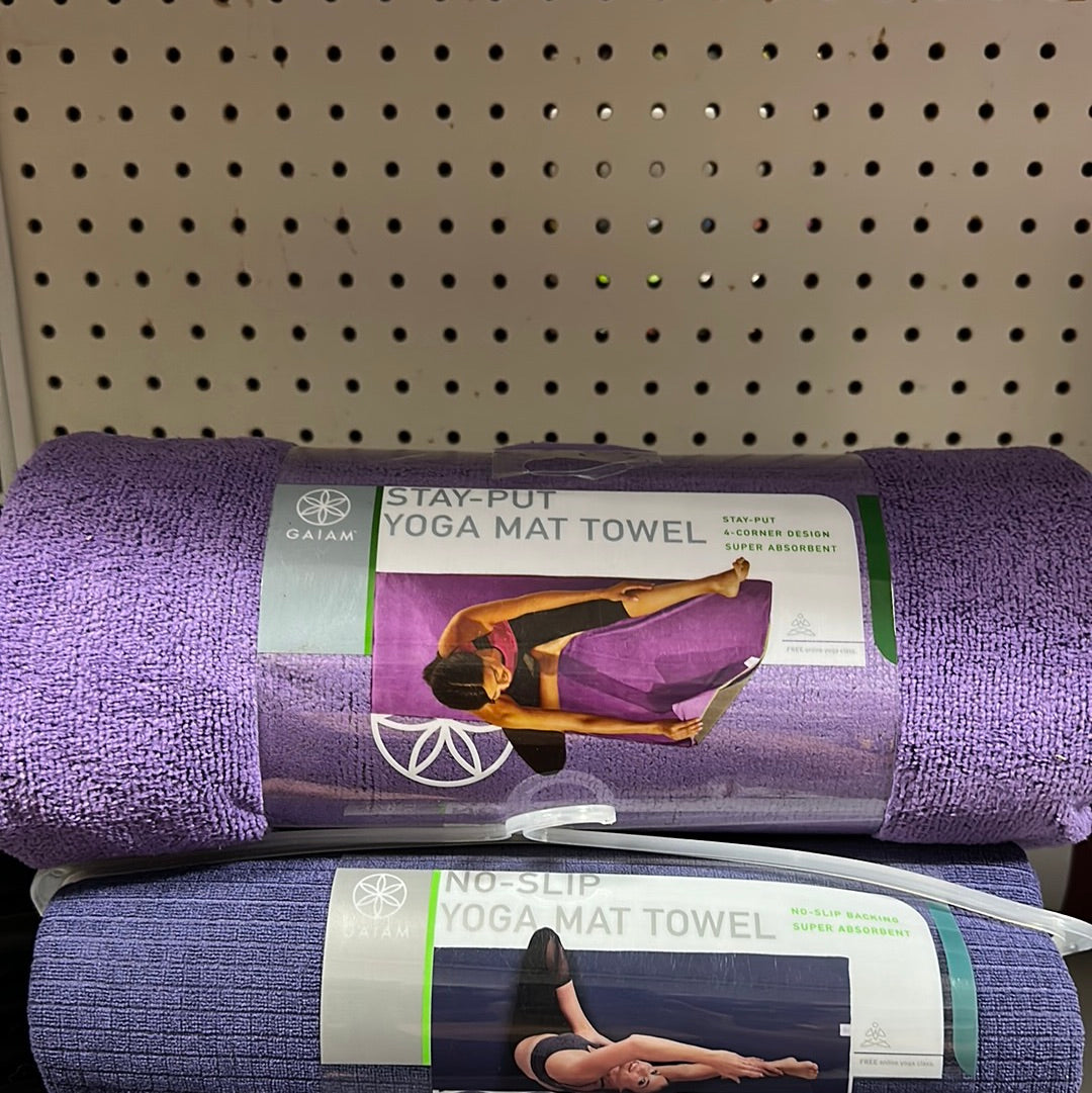 GAIAM Stay-Put Yoga Mat Towel