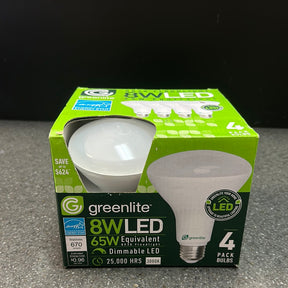 Greenlite 8W LED 4 Pack