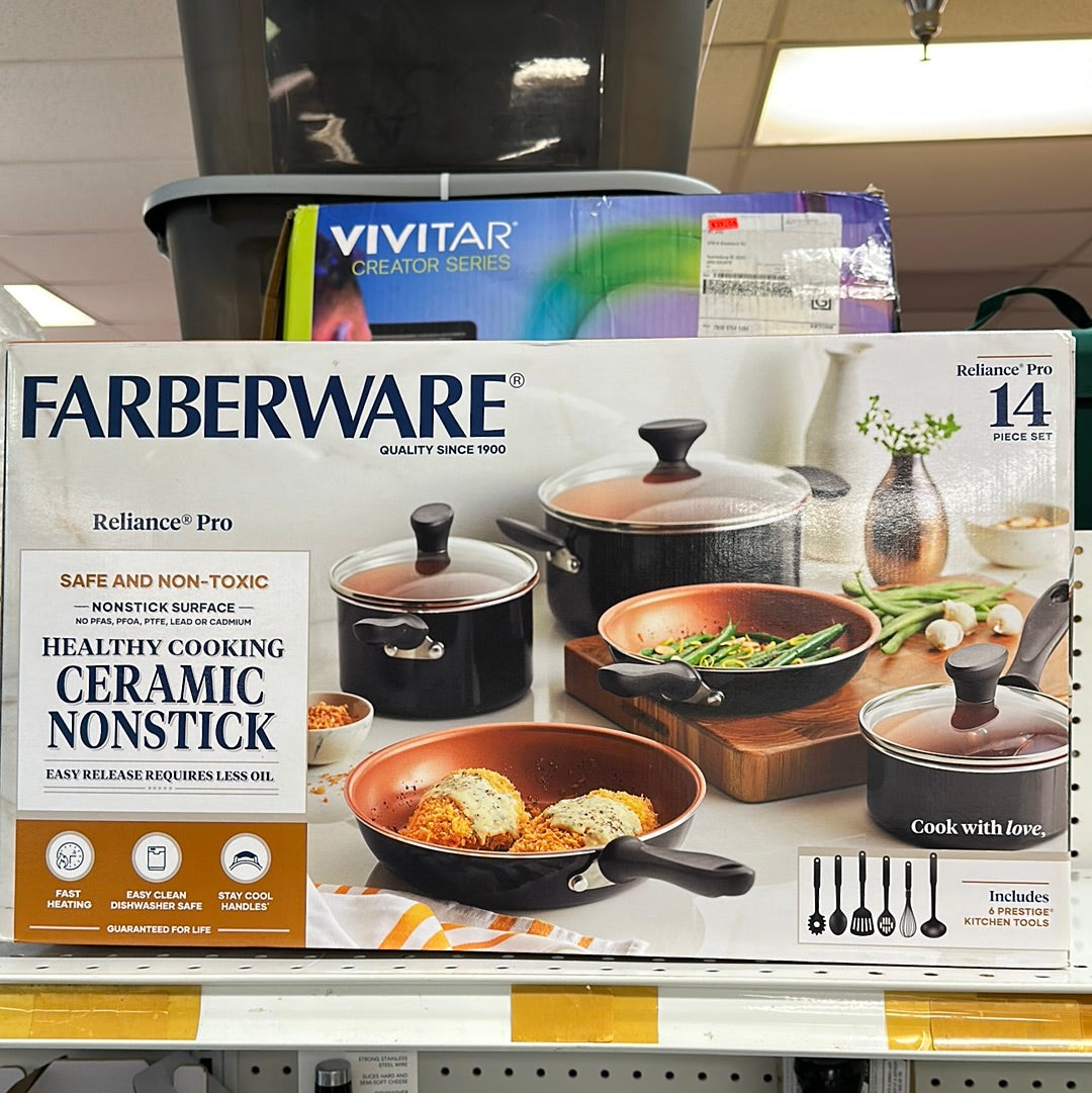 Farberware 14 pieces Ceramic NonStick