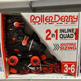 RollerDerby 2in1 In Line Quad Size 3-6