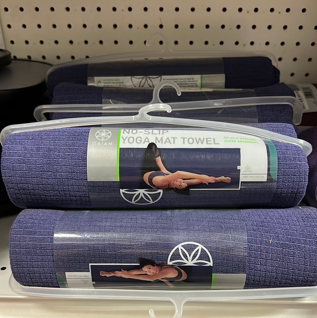 GAIAM No-Slip Yoga Mat Towel