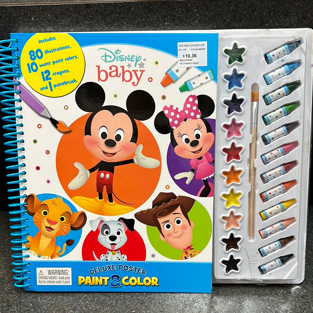 Disney Baby Deluxe Poster Paint & Color