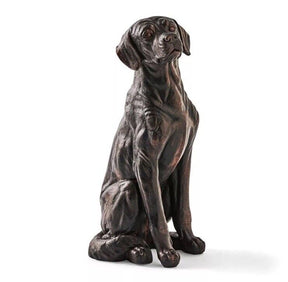 Outdoor Garden Statue Sitting LabradorDog Statue 26" Tall Yard Decor