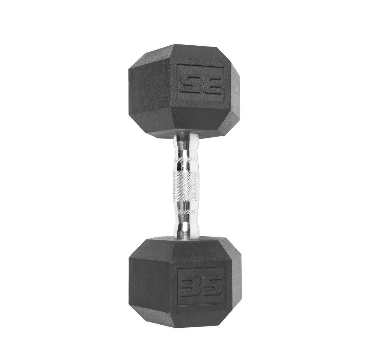 (ONLY 1) CAP Barbell Rubber-Coated Hex Dumbbells