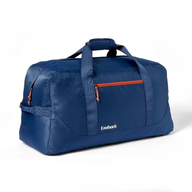 70L Packable Duffel Bag Navy - Embark️