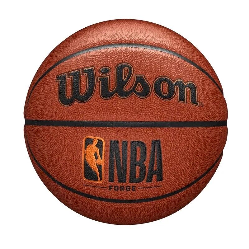 Wilson NBA Forge Indoor/Outdoor Basketball, Brown, 28.5 in.US