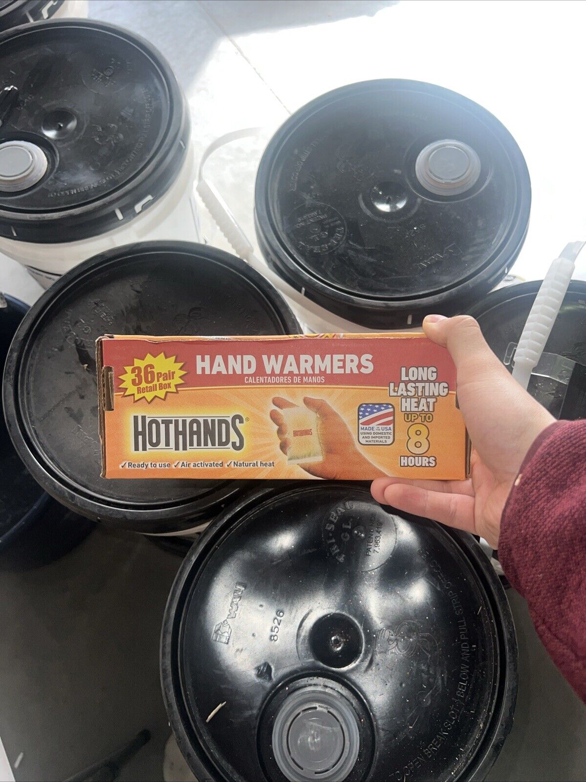 HOTHANDS BRAND HAND WARMERS - LOT OF 36 Pairs, 8 Hrs Heat, Hot Hands EX 11/26!