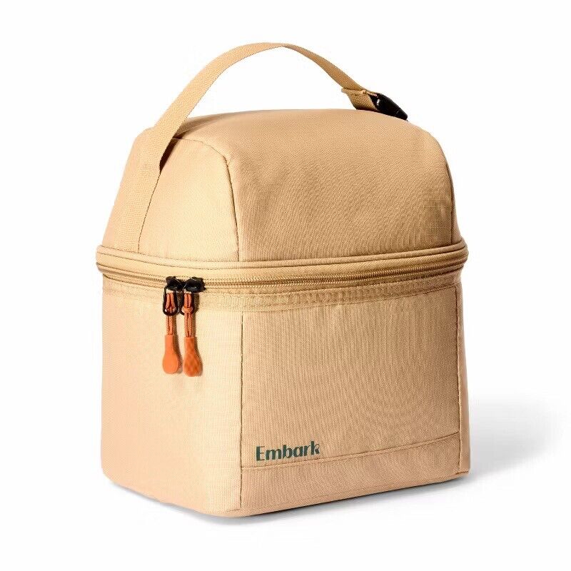 Dual Compartment Classic Molded Lunch Tan Bag  - Embark (NEW) TARGET