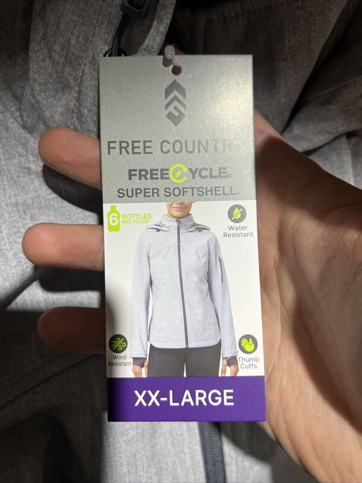 Free Country Women's Free Cycle Super Softshell Water and Wind Resistant Jacket