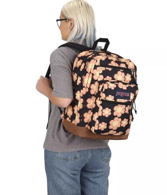 JanSport Cool Student 17.5" Backpack - Flower Frenzy