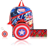 NWT_Marvel Avengers Kids 5-Piece Backpack Set