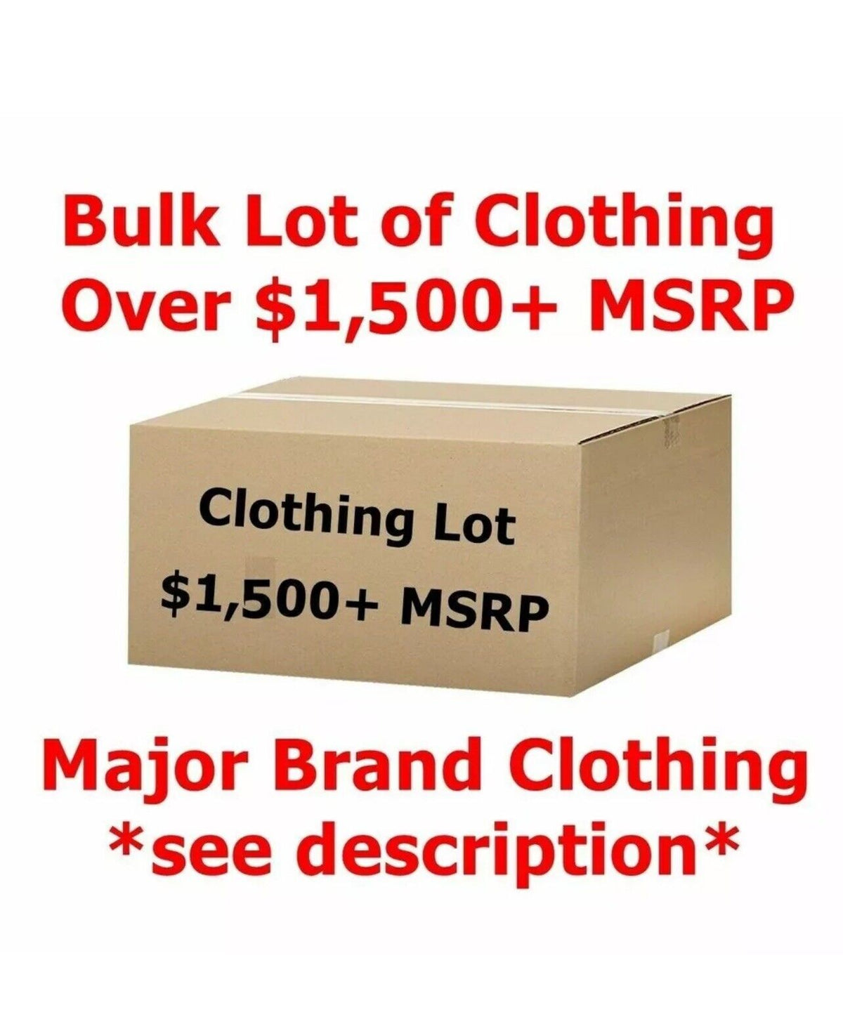 $1,500+ Bulk Wholesale Lot Mens & Women's  - Designer Brand Names