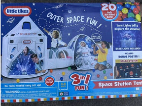 Little Tikes 3 in 1 Space Station Play Tent with Light