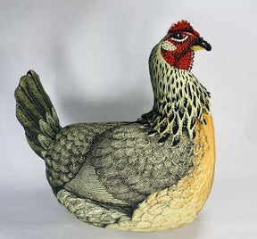 New! 14"x13" Beaded Chicken Plush Pillow John Derian for Target All Season