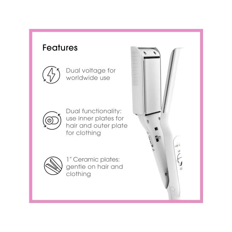 Travel Smart 2-in-1 Styling & Garment Iron