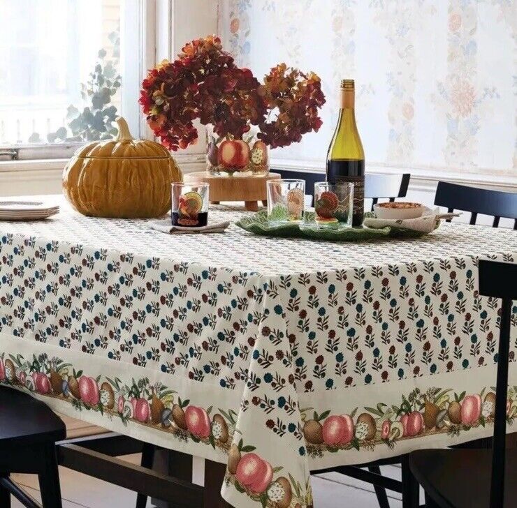 John Derian for Target - 60" x 84” Printed Tablecloth Fall Sold Out NWT