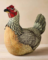 New! 14"x13" Beaded Chicken Plush Pillow John Derian for Target All Season