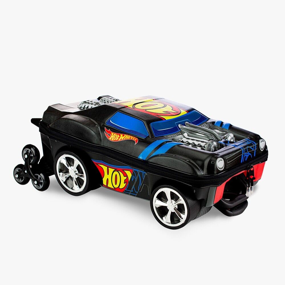 Kids Hotwheels Travel Luggage