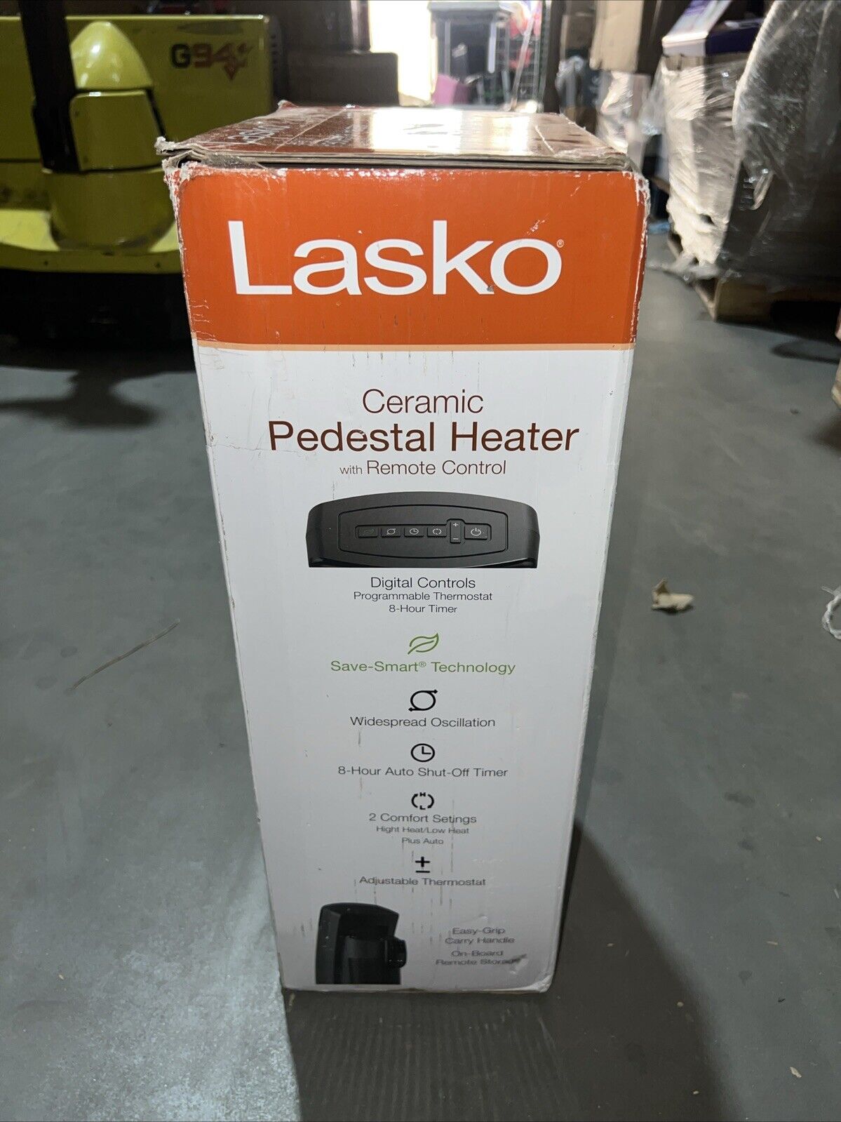 Lasko Digital Ceramic Pedestal Tower Portable Space Heater w/ Remote 1500W