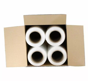 4 Rolls Hand Stretch Plastic Film Shrink Pallet Wrap 20" X 1000 FT Heavy Duty