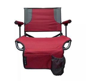 Member's Mark Lightweight Hard Arm Stadium Seat with Cup Holder (Red)