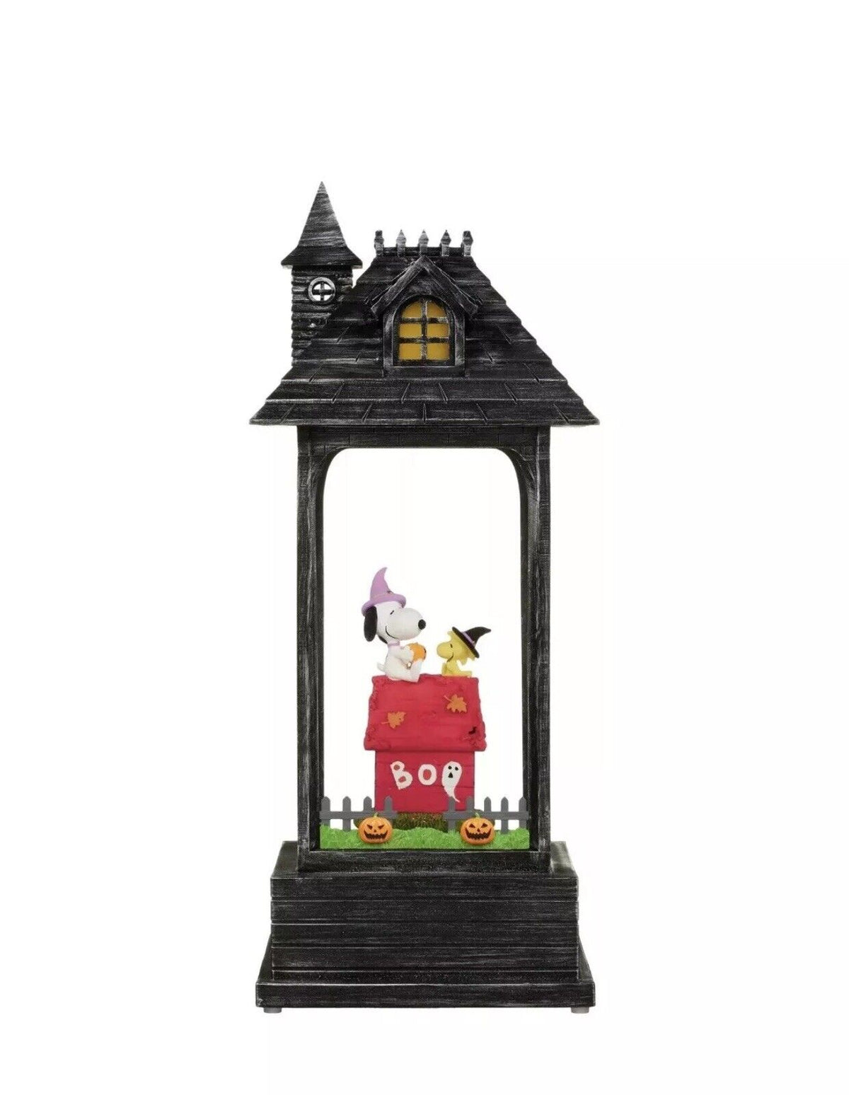 NEW Halloween Swirling Glitter Lantern with Lights & Music Snoopy