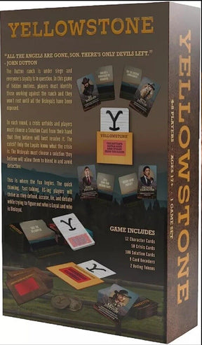 Wilder Yellowstone Party Game – Social Game of Accusations, Betrayal and Fun -