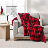 Members Mark Plush Sherpa Cozy Fleece Blanket Throw Harper Plaid Ultra Soft 2023