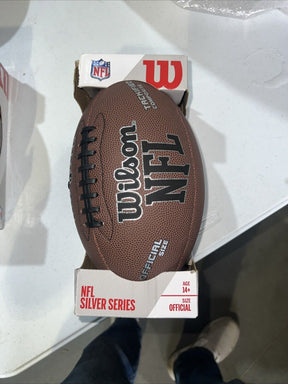 NEW Wilson Junior Size Football NFL MVP  Tackified  Composite - Model Damage Box