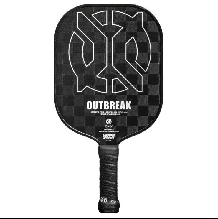 Onix Outbreak Pickleball Paddle, Color Black **NEW**