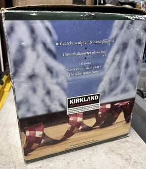 Kirkland Signature 150 mm Musical Water Globe With Revolving Base #109619 In Box