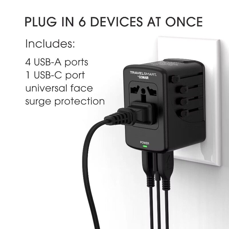 Travel Smart Quick Charge All-in-One Adapter