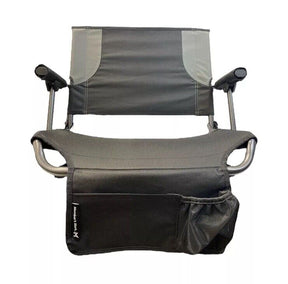 Member's Mark Lightweight Hard Arm Stadium Seat with Cup Holder (Black/Grey)