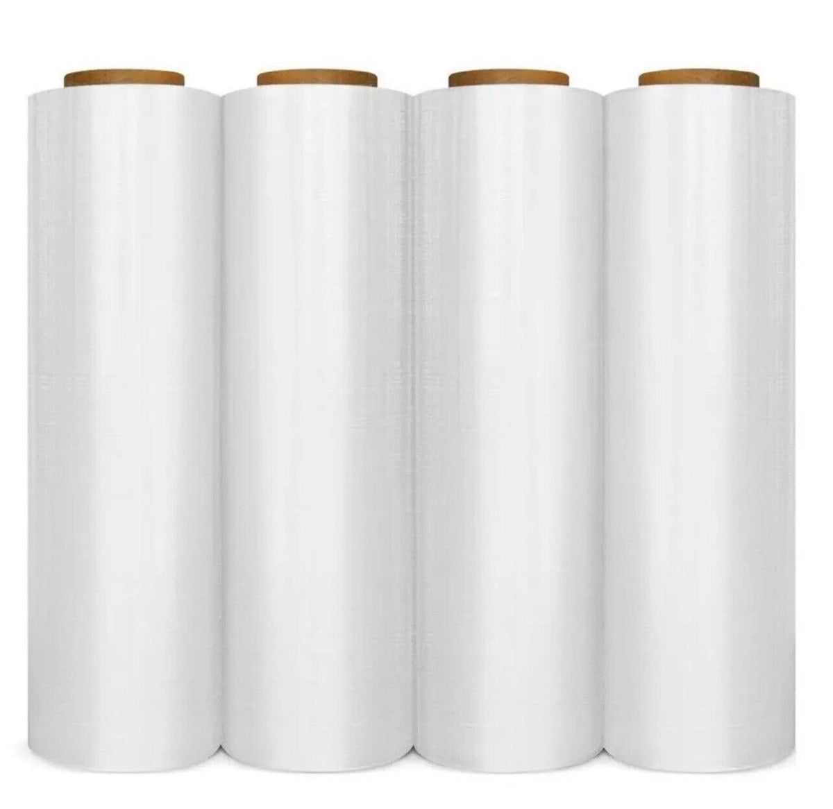 4 Rolls Hand Stretch Plastic Film Shrink Pallet Wrap 20" X 1000 FT Heavy Duty