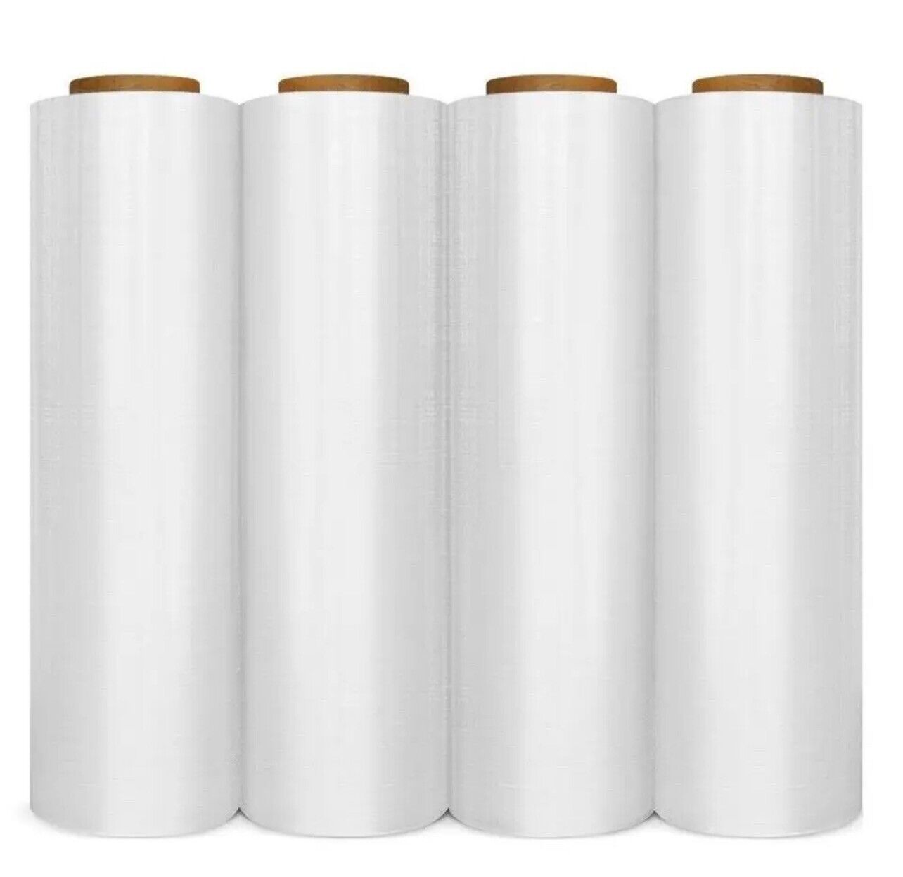 4 Rolls Hand Stretch Plastic Film Shrink Pallet Wrap 20" X 1000 FT Heavy Duty