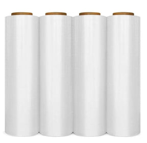 4 Rolls Hand Stretch Plastic Film Shrink Pallet Wrap 20" X 1000 FT Heavy Duty