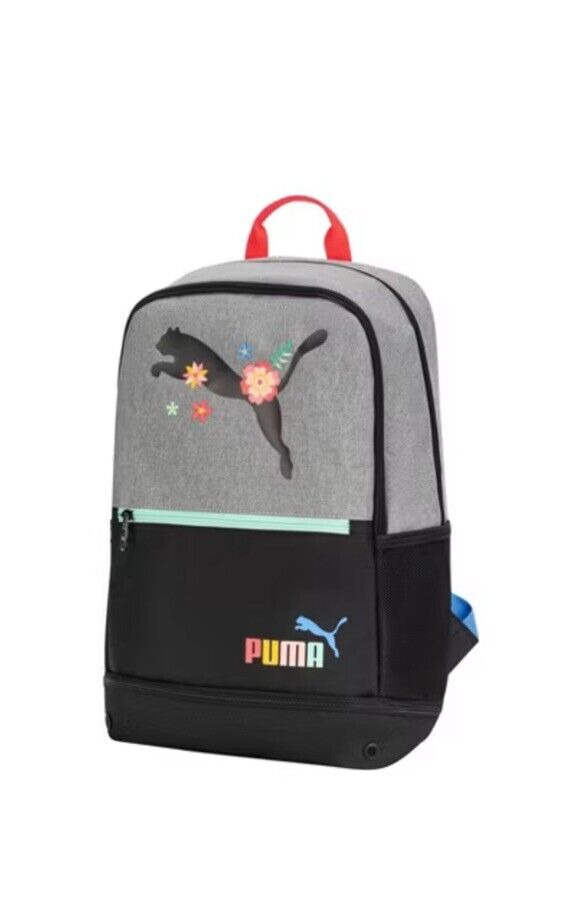 PUMA multi color backpack gray laptop sleeve Cute Colorful