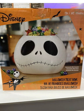 Disney Jack Skellington Halloween Treat Bowl Candy Bowl