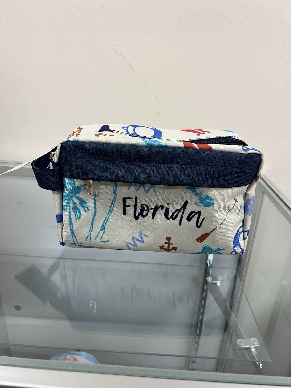 Florida Theme Toiletry Bag 12 PCS Assorted 23 CM x 16 CM x 9CM